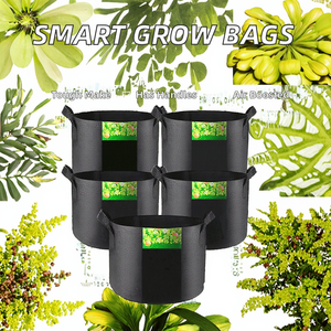 Sacs <span class=keywords><strong>de</strong></span> culture personnalisés en polyester durable, épais et aérés, pour jardinage intelligent, en non-tissé, <span class=keywords><strong>de</strong></span> grande capacité - Product Image 2
