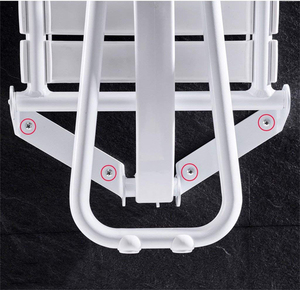 קיר מתקפל שרפרף אמבטיה מושב מקלחת אמבטיה שרפרף כיסא מעבר קיר-רכוב קשישים/נכים אנטי להחליק בטיחות מקלחת כיסא - Product Image 5