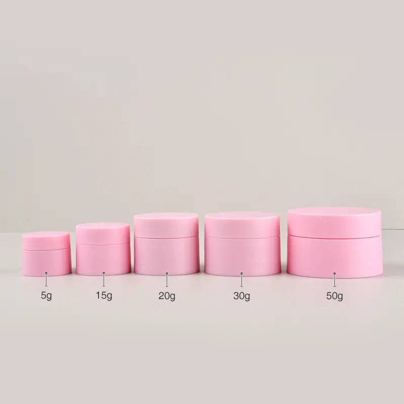 Factory Wholesale Empty 5g 15g 20g 30g 50g PP Packaging Container Cosmetic Cream Jar