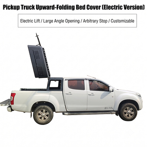 Couverture de benne de camionnette électrique inclinable vers le haut, étanche, en aluminium rigide, personnalisable et verrouillable - Product Image 3
