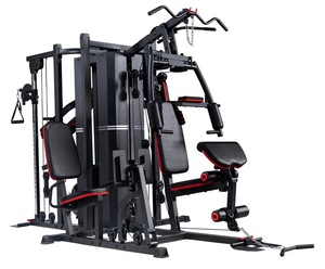 Équipement de musculation à domicile avec cinq stations d'entraînement complet, appareils multifonctions d'entraînement de force en intérieur MS - Product Image 1