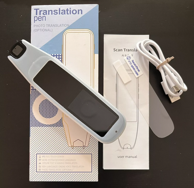 OEM Factory Price MD02 Portable Language Voice Translator OLED Translation Pen 134 Languages Wi-Fi Touchscreen Color for