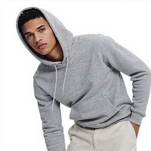 Sweat à capuche de luxe brodé avec strass, motif uni, doux, 100% coton molletonné, imperméable, séchage rapide, décontracté, streetwear d'hiver - Product Image 1