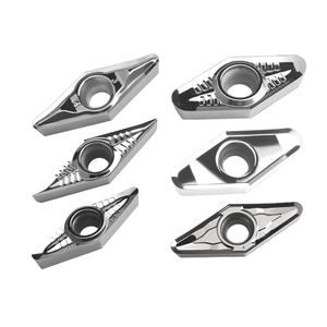 ดุมล้อรถยนต์อลูมิเนียมอัลลอยด์ VCGT160412/VCGT220530เงางามเครื่องมือกลึงการแปรรูปใบมีด <span class=keywords><strong>CNC</strong></span> ปรับแต่ง OEM ได้ - Product Image 1