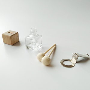 8ml Empty Glass <strong>Car</strong> Air Freshener Perfume Bottle Perfume <strong>Car</strong> <strong>Diffuser</strong> Bottle With <strong>Clip</strong> - Product Image 2