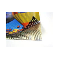 Autocollant de fenêtre en vinyle microperforé en PVC Vision unidirectionnelle Impression grand format pour la publicité en verre et les autocollants décoratifs pour la maison