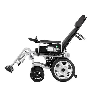 Manuel ayarlanabilir arkalığı/oturmak ve yalan elektrikli tekerlekli sandalye ile 250W * 2 motorlu engelli Wheelchair-BZ-6402