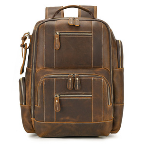 <span class=keywords><strong>Sac</strong></span> à dos vintage pour <span class=keywords><strong>homme</strong></span> en <span class=keywords><strong>cuir</strong></span> véritable Crazy Horse <span class=keywords><strong>Sac</strong></span> multi-fonctionnel pour <span class=keywords><strong>ordinateur</strong></span> portable <span class=keywords><strong>15</strong></span> <span class=keywords><strong>pouces</strong></span> grande capacité <span class=keywords><strong>Sac</strong></span> d'école - Product Image 5