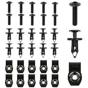 U Shaped Flat <b>Nuts</b> 7547674 Plastic Fasteners <b>Rivet</b> Clips 7661855 Body Panel Screws 7519650 For Car Repair Replacement - Product Image 5
