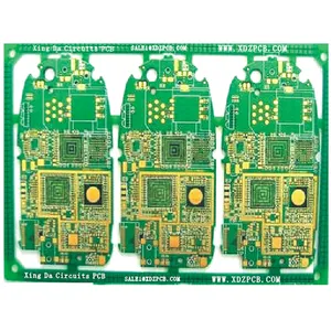 HDI PCB kartı 2 katmanlı çift pcb 4 katmanlar FR4 PCB