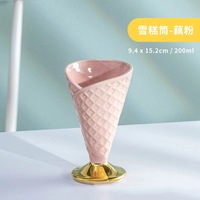 Tasse à crème glacée en céramique, tasse à crème glacée, prix d'usine, couleurs multiples et motif, vaisselle en céramique, vente en gros