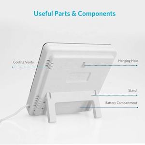 HTC2 เครื่องวัดอุณหภูมิและความชื้นแบบดิจิตอล LCD พร้อมนาฬิกาและหัววัด - Product Image 5
