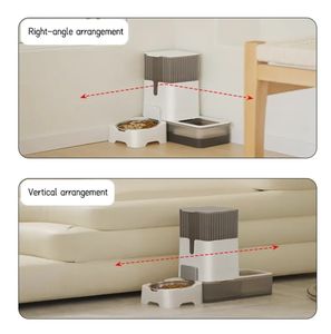 Mangeoire automatique intelligente <span class=keywords><strong>pour</strong></span> animaux de compagnie de 2,5 L Bol d'eau et de nourriture <span class=keywords><strong>pour</strong></span> <span class=keywords><strong>chat</strong></span> intégré Machine de restauration Prix bon marché <span class=keywords><strong>Fontaine</strong></span> d'eau <span class=keywords><strong>pour</strong></span> <span class=keywords><strong>chat</strong></span> en plastique - Product Image 3
