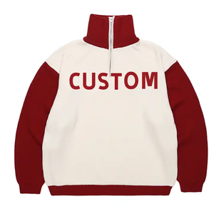 เสื้อสเวตเตอร์แบบสวมศีรษะมีซิปรูดซิปผ้าเฟรนช์เทอร์380gsm มีฮู้ดแบบกราฟิกสำหรับผู้ผลิตโลโก้ออกแบบได้ตามต้องการ - Product Image 4