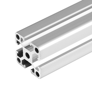 Good Quality Custom 4040W <strong>Aluminum</strong> Anodized Extrusion <strong>40x40</strong> <strong>mm</strong> Silver Industrial Alloy Framing <strong>Profiles</strong> or Workbench CNC - Product Image 2