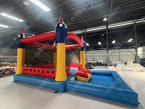 <span class=keywords><strong>Château</strong></span> gonflable commercial de PVC 4*4m de nouvelle conception avec le <span class=keywords><strong>château</strong></span> plein d'entrain sautant de glissière pour l'amusement pour des enfants en vente - Product Image 3