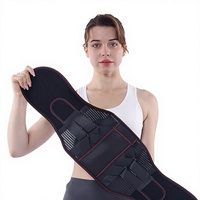 Ceinture de soutien lombaire respirante en maille géométrique en polyester pour haltérophilie et basketball avec fermeture auto-agrippante