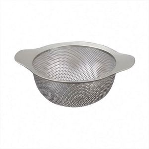 Wholesale Stainless Steel 201 Fruit <b>Vegetable</b> Washing Bowl Strainer Bucket Rice Sieves for Kitchen - Product Image 1