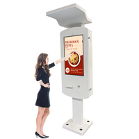 Máquina de Pedidos de Autoservicio con Pantalla Táctil Inteligente de 27 y 32 Pulgadas para Exteriores, con Escáner de Código QR/Código de Barras para Cafeterías y Zonas de Comida