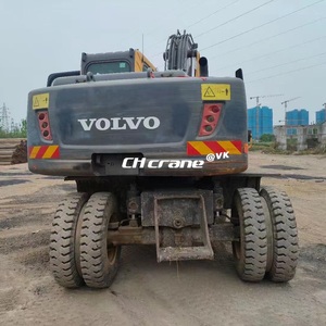 Korea Gebruikte Volvo Wielgraafmachine Ew145b Ew130 Ew140 Prime Original Painting Sale Kerncomponenten Inbegrepen Motorversnellingsbak