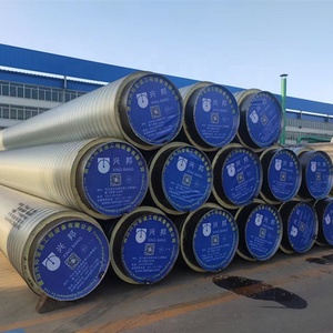 Overhead mạ kẽm gi cách nhiệt <span class=keywords><strong>Polyurethane</strong></span> bọt Pre cách điện ống nước nóng cho sưởi ấm trung tâm và làm mát - Product Image 2