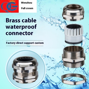 Cáp không thấm nước tuyến nối chống đùn kẹp khóa vít Brass PP vật liệu Mức độ bảo vệ ROHS chứng nhận - Product Image 1