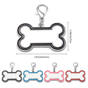 אישיות <span class=keywords><strong>diy</strong></span> blanks מותאם אישית baslimation כלב תגיות עצם סגסוגת מתכת צבעוני תג שם חיית תג מזהה - Product Image 2