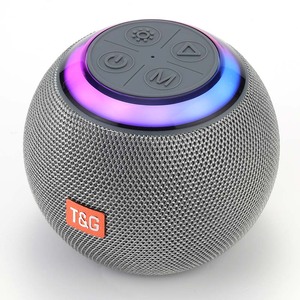 Haut-parleur Bluetooth portable étanche TG638, caisson de basses extérieur, mini enceinte sans fil ronde, boîte à musique, haut-parleur puissant - Product Image 4
