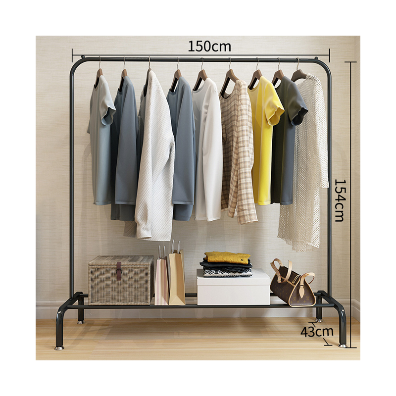 Multifunctional Clothes Hat Floor Stand Holder Simple Bedroom Living Room Bag Organizer Clothes Hanger Rack