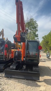 ฮิตาชิรถขุดดินขนาดเล็ก6ตันพร้อมกระปุกเกียร์เครื่องยนต์ HITACHI ดั้งเดิม ZX60ตีนตะขาบ - Product Image 2