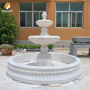 बिक्री के लिए आउटडोर यूरोपीय शैली उद्यान संगमरमर पानी का फव्वारा - Product Image 2