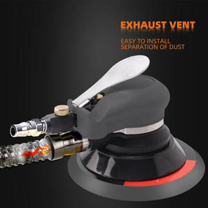 <span class=keywords><strong>Ponceuse</strong></span> orbitale aléatoire pneumatique SPTA 5/6 pouces avec plateau de support supplémentaire de 5 pouces, faible vibration, pour bois, composites et métaux - Product Image 3