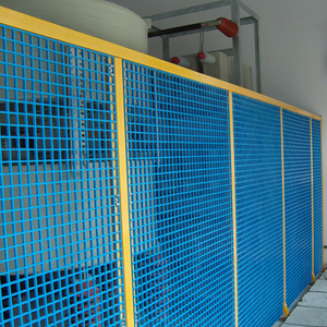 รั้ว FRP ขายตรงจากโรงงาน รั้วทรงกลมอุตสาหกรรม รั้ว FRP แบบยืดหดได้ ราวกั้นป้องกัน - Product Image 6