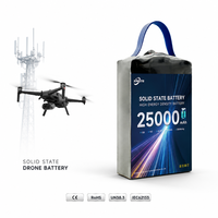 Batterie pour drone d'inspection de tour de télécommunication à semi-conducteurs 2026 HotSale 12S 25000mAh 44.4V 300Wh/kg 10C Pack d'alimentation pour UAV de chantier