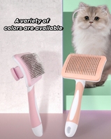 Brosses carrées en acier inoxydable pour chats et chiens, brosses à poils pour animaux de compagnie