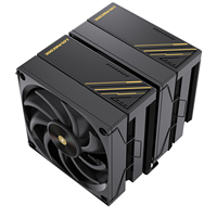 Refroidisseur d'air pour processeur LOVINGCOOL Zero Light Dual 12cm Fan Dual Tower, fonctionnement silencieux, haute puissance thermique (TDP), pour PC de jeu, livraison rapide, logo OEM personnalisé