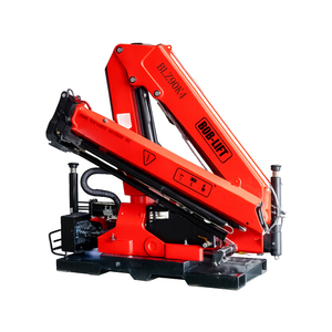 รถบรรทุกติดเครน 5 ตัน แบบแขนพับได้ หมุนได้ 360 องศา ระบบไฮดรอลิก - Product Image 1