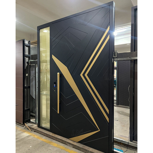 High-End Aluminum Thermally Broken Pivot Front Entry <strong>Door</strong> for Modern Exterior Waterproof <strong>Best</strong> Pivot <strong>Door</strong> for Residential Villa - Product Image 5