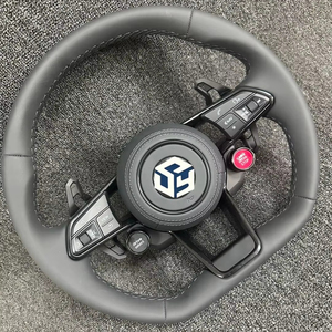 Volant sport en cuir pleine fleur pour Volkswagen <span class=keywords><strong>Golf</strong></span> MK7 MK6 MK5 MK4 7.5 GTI GTS <span class=keywords><strong>GTD</strong></span> GTE – Améliorez votre ancien modèle avec le nouveau modèle - Product Image 1