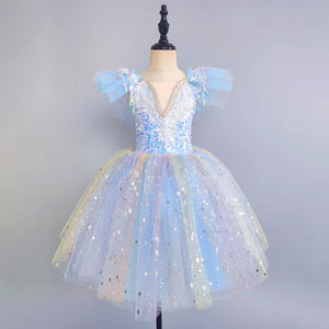 Tutú Profesional de Ballet Romántico, Falda Larga Negra y Roja, Vestido Español para Actuaciones de Ballet para Adultos y Niños - Product Image 1