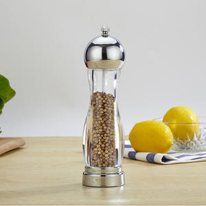 Moulin à Poivre et à Café Manuel en Céramique à Tête Ronde BB014 pour Fournitures de Cuisine, Bouteille à Condiments en Acrylique – Vente en Gros - Product Image 5