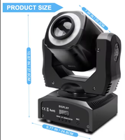 LED 60W Gobo Spot Moving Head Beam Light Christmas Stage Concert Wedding Club DJ Lights Disco Party Event Show