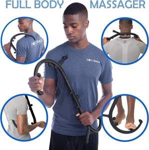 Massageador Manual Body <span class=keywords><strong>Back</strong></span> <span class=keywords><strong>Buddy</strong></span> Clássico Fabricado na China, Ferramenta de Ponto de Acupuntura para Alívio da Dor em Todo o Corpo, Duplo para Ombros e Pescoço - Product Image 6