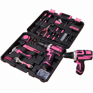 Lithium Battery Electric Drill Set 153 Pc Brushless Tool Kit With Case Carbon Steel Tools For Home Repair - Product Image 5