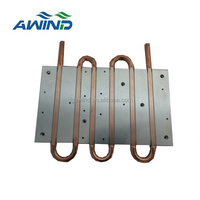 280mm 360mm Radiateur Refroidisseur D'eau Tube En Aluminium Refroidi Par Liquide Pâte Plaque En Aluminium Personnalisée avec Tuyau En Cuivre Waterblock