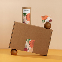 Tubo de embalaje para póster, cilindro de papel Kraft, para almacenamiento de documentos