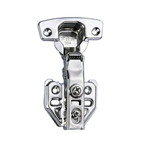 Charnières hydrauliques en acier inoxydable pour porte, amortisseur, fermeture douce, porte de placard, quincaillerie de meubles, modèle 18 mm