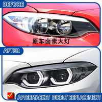 Pour BMW Série 2 F22 12V 55W, ensemble de phares LED 2014-2021, avec DRL Spoon amélioré, clignotants Full LED et projecteur