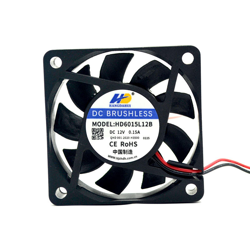 Electric Module Fan 60x60x15mm DC 12V Cooling Fan for Industrial Control Cabinets Power ...