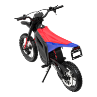 Moto électrique tout-terrain pour adultes 1500W à moteur central 48V 27Ah, roues F14 R12 pouces, 60km/h, autonomie 40km, cyclomoteur électrique, vente en gros